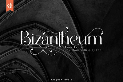 Bizantheum calligraphy cool font cursive display font elegant font fancy font fashion font lettering logo modern font serif font vintage font wedding font