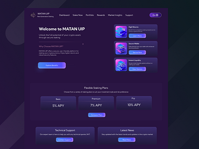 Next Generation Staking UI for Crypto Website blockchain crypto cryptostaking dapp dashboard defi design earn coins liquidity rewards staking stakingplatform ui uiux userinterface wallet web3 webapp webdesign website