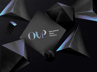 OVP Logo Design brand identity branding business logo dark graphic design initial logo logo logo design logotype monogram vector