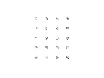 Icon set icons ui