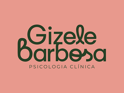 Gizele Barbosa Psicologia Clínica - Identidade Visual branding graphic design identidade visual logo logo psicologia psicologia