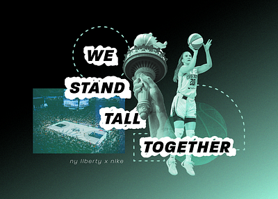 We Stand Tall Together 3 collage design graphic design sports