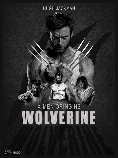 Wolverine Poster branding design graphic design illustration marvel marvel movie movie poster poster typography wolverine xmen