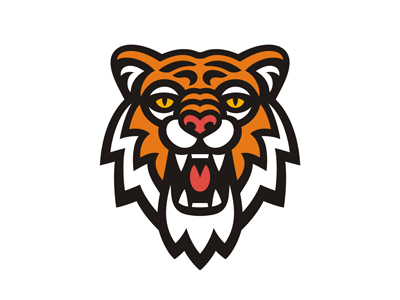 Tiger Logo animal brand business cat company emblem head hunter logo orange predator security sport strong tattoo team tiger tourism wild wildlife