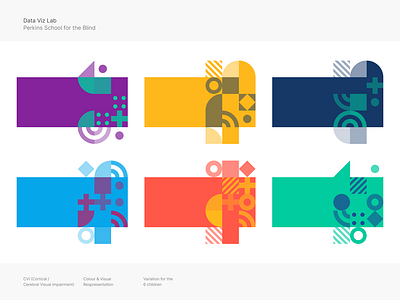 Perkins School for the Blind: colour & pattern system branding design vector