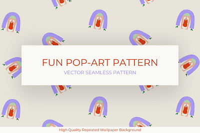 Funny Pop-Art Seamless Pattern girl character girl power girl power background girls wall art girly pattern girly wall art girly wallpaper