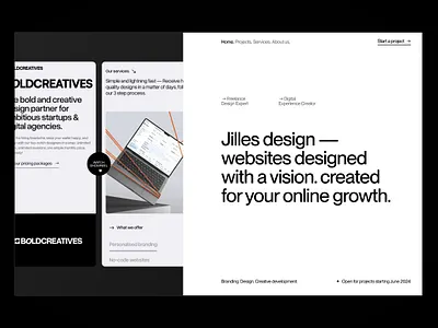 Designer portfolio website agency creative design design portfolio designer developer developer portfolio landing landingpage page personal portfolio portfolio website site typography web