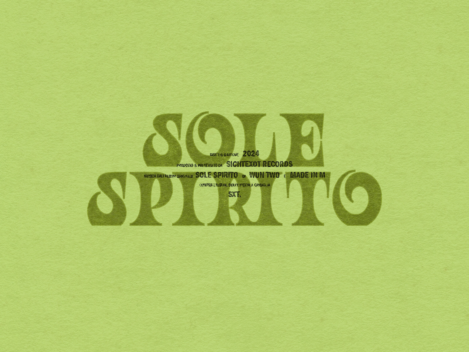 Sole Spirito branding collage franklin gothic graphic design hiphop instrumental illustration made in m music packaging ourorboros type layout typography vinyl cover vinyl cover artwork vinyl packaging wun two