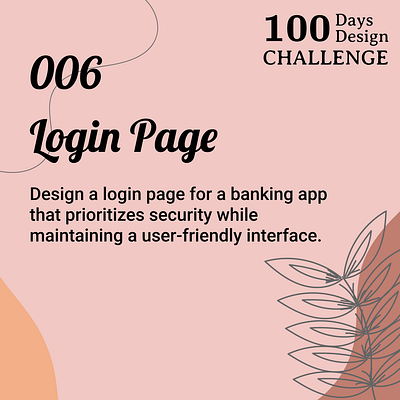 Login Page bank challenge dailyui design designinspiration dribble explore login mobile page prototyping typography ui