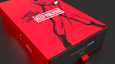 Johnnie Walker + La Casa de Papel adobedimension designjohniewlakerlacasadepapel graphic design johnnie walker lacasadepapel render