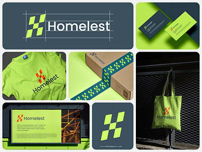 Homeelest Logo branding 3d animation branding design graphic design illustration logo motion graphics ui ux vector