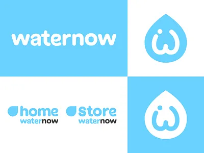 waternow logo design branding icon logo logodesign ui