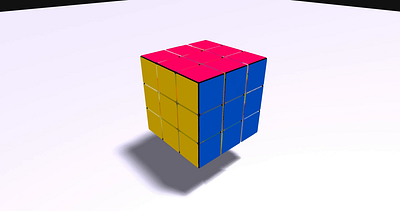 Rubik's Cube animation 3d 3d design animation cube design rubik spline ui