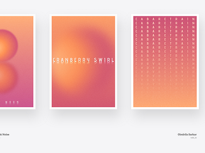 Gradients and Noise – A Series figma gradients graphic design noise poster cards ui