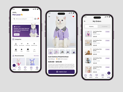 Pet Shop 2024 3d animation app best branding clean design e commerce graphic design illustration landing page logo motion graphics pet pet shop shop ui uiux ux web