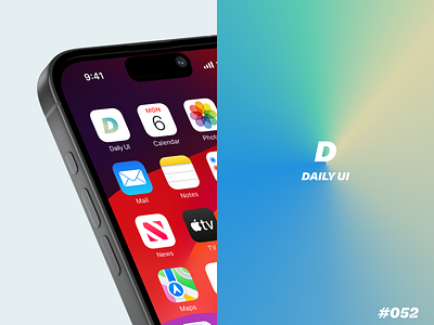DailyUI #052 - Daily UI Logo 52 branding daily dailyui design graphic design logo mockup ui