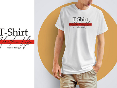 Men's T-shirt Mock-up background brand clothes clothing clothing mockup design fashion mens t shirt mock up mockup presentation t shirt t shirt mockup t shirt mockup men textile trendy white