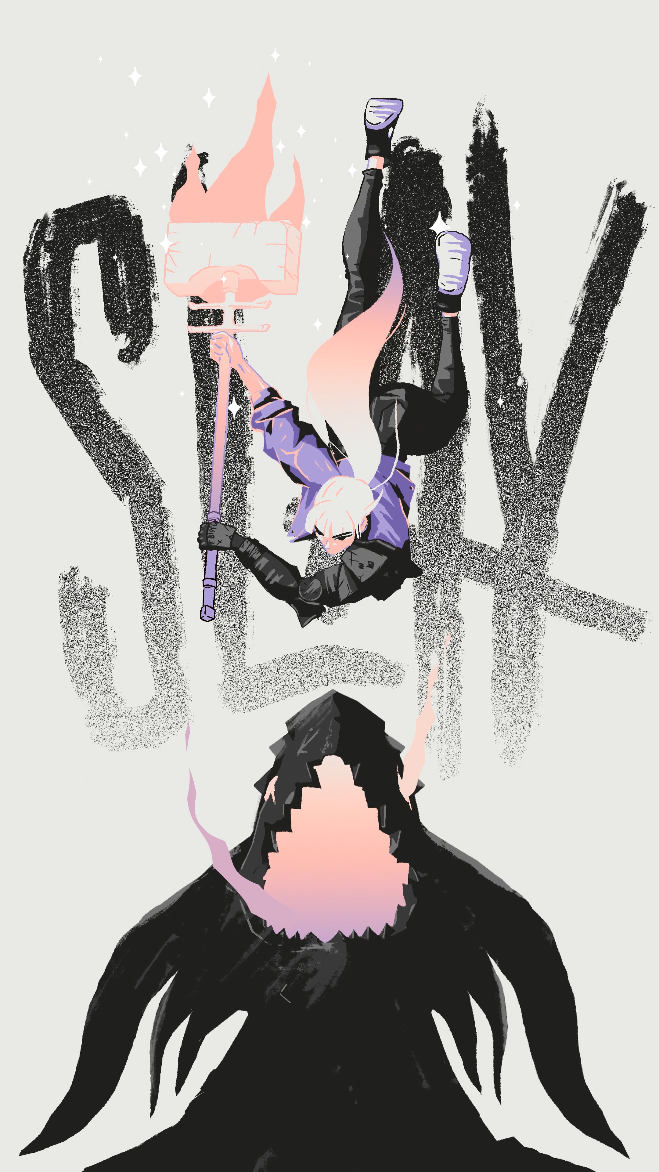 Slay - Animated Illustration action animated illustration badass beast character chevalier combat fantasy female handdrawn type hero heroic illustration knight motion graphics slay slayer typography warhammer woman