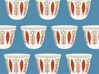 Lebanese coffee cup badge beirut brand pattern branding design graphic design illustration lebanese coffee lebanese coffee cup lebanese illustration lebanese pattern lebanese restaurant branding lebanese restaurant identity liban logo typography vector