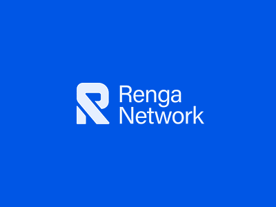 Logo Concepts Renga Network ai branding brand brand design branding branding design graphic design logo logo design logotype tech branding