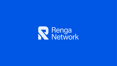 Logo Concepts Renga Network ai branding brand brand design branding branding design graphic design logo logo design logotype tech branding