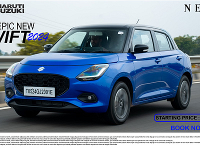 NEWSPAPER ADVERTISEMENT advertisement car carad graphic design logo maruti suzuki motion graphics newspaper design socialmediyapost