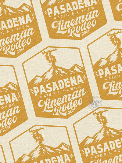 Pasadena Water & Power (Lineman Rodeo) branding company brand logo company branding company logo design graphic design illustration logo typeface ui