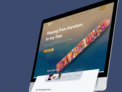 Cargo logistic support web design branding cargo web uiux design cargo website design graphic design landing page landing page design logistic support web logistic website design ui ui ux ui ux design uiux design web design