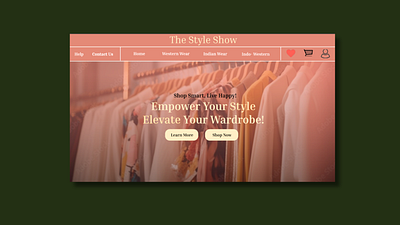 Women Shopping Website (The Style Show) branding dailyui design figma graphic design illustration shoppingwebsite ui uichallenge