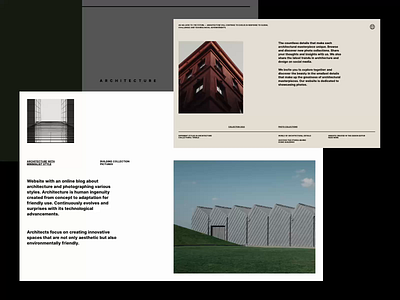 Architecture - Website Concept blog cms concept design landing page minimalist modern portfolio technology ui ux web web design webdesign website
