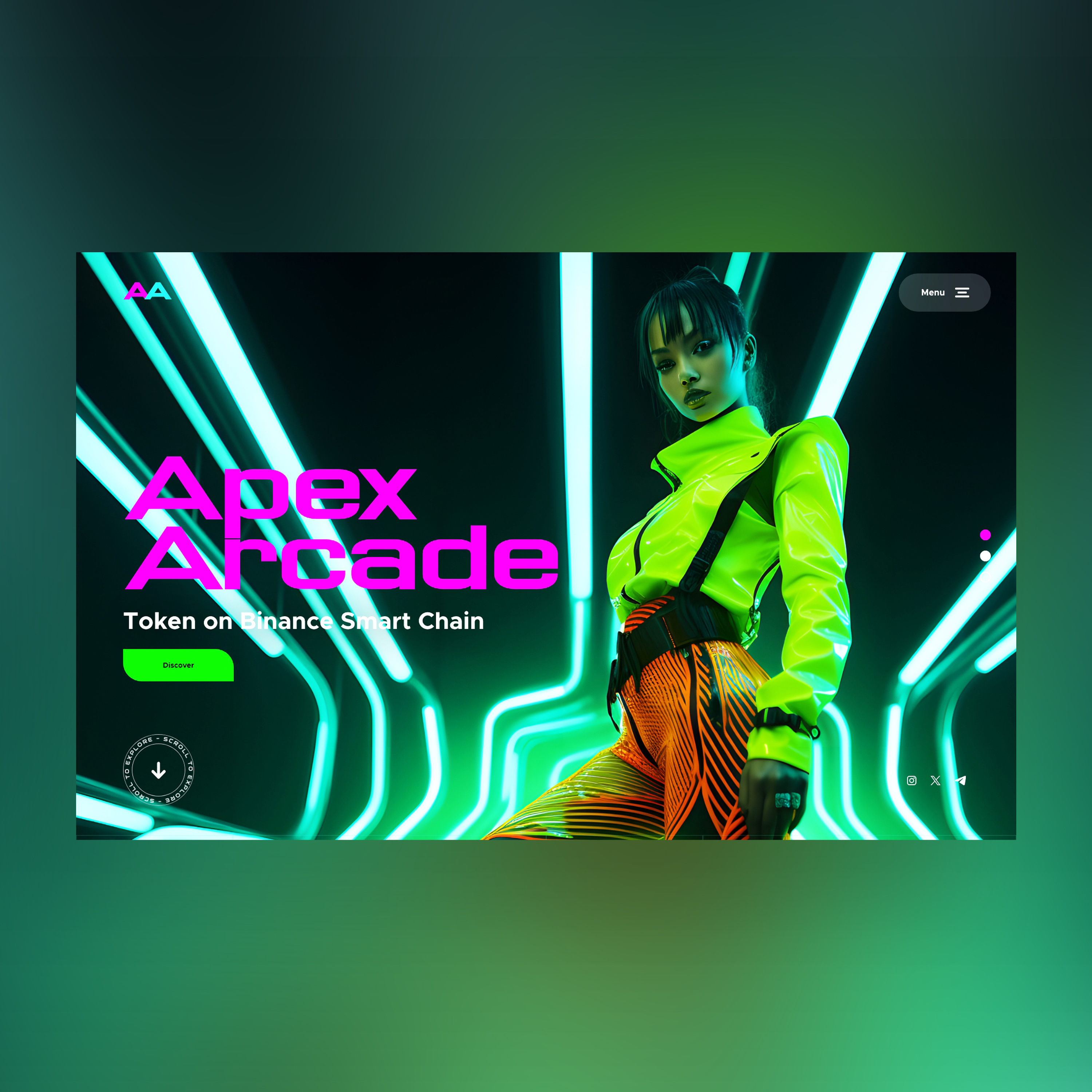 Apex Arcade Web Ui Landing Shot 3d animation branding crypto design graphic design illustration logo nft photography ui ui design ux ux design web design web3