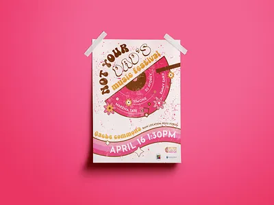 Not Your Dad's Music Fest branding design festival graphic design illustration logo music branding musicfest typography vector