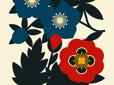 Hellebore & Poppy (2024) botanical illustration branding design floral flowers illustration minimal illustration nature vector wildlife