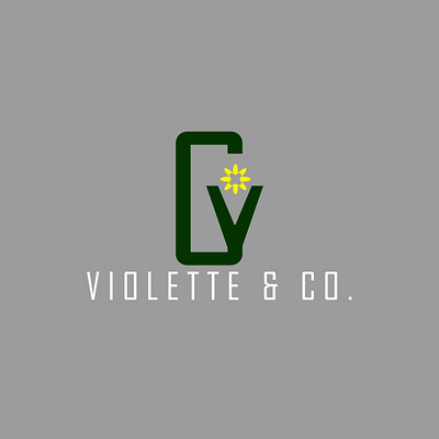 Violette & Co. branding graphic design logo