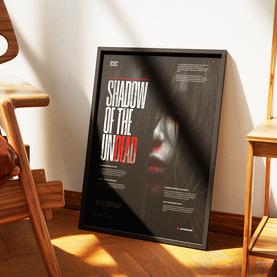 SHADOW OF THE UNDEAD | RP03 branding design figma graphic design movie poster poster design typography ui