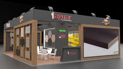 JAGUAR 3d 3d design 3d max design exhibition booth exhibition design exhibition kiosk exhibition stand expo fair vray