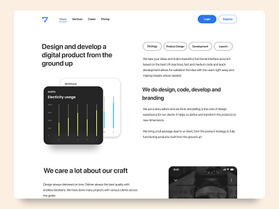 About us screen ui aboutuspage components dailyuichallenge design ui ux