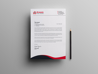 Letterhead Design brand logo branding company logo custom letterhead editable letterhead envelope graphic design invoice letterhead letterhead design logo logo design ms word stationery vector word template