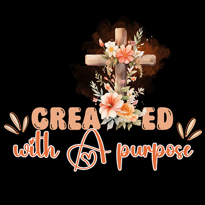 Created with a Purpose design digital files graphic design illustration png