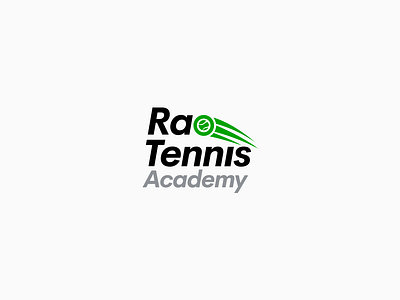 Logo Design for RAO Tennis Academy branding graphic design logo design onexcell raotennis speedball sports tennisacademy tenniscourt typography web design