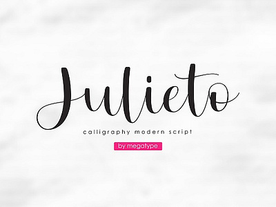 Julieto Calligraphy Modern calligraphy font elegant chic font elegant font hand written font logo font minimalist font minimalist script modern calligraphy script font stylish font wedding font wedding logo font wedding script