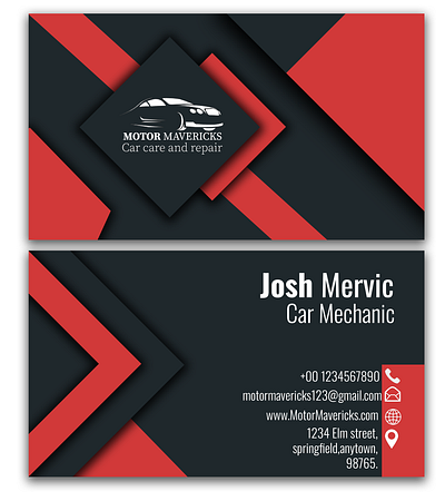 Visiting Card Design graphic design logo ui