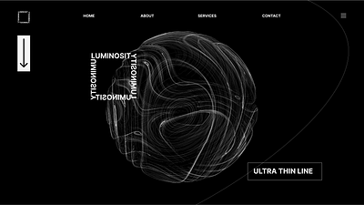 Luminosity design figma illustration landing page linerart ui uiux ux vector