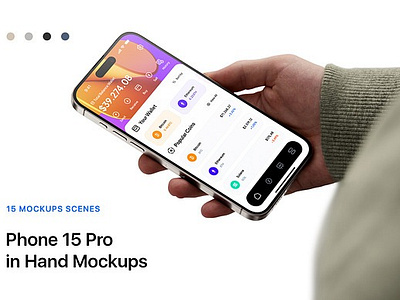 15 Phone 15 Pro In Hand Mockups 15 mockup device iphone iphone 15 mockup iphone 15 mockups iphone 15 pro in hand iphone in hand mobile new phone psd