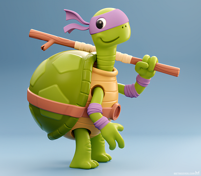 Teenage Mutant Ninja Turtles - Donatello 3d cartoon character character design design donatello teenage mutant ninja turtles tmnt
