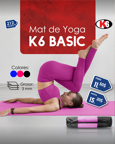K6 Yoga animation design facebook graphic design illustration k6 motion graphics social media ui yoga