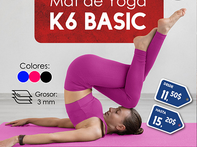 K6 Yoga animation design facebook graphic design illustration k6 motion graphics social media ui yoga