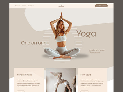 Yoga Website personal yoga ui ux website design website design for yoga yoga and meditation yoga landing page yoga studio yoga trainer