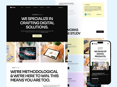 Shingu - Agency Template on Framer agency template agency website agency website design digital agency portfolio saas web design website design