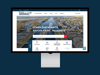 Site web Ports de Normandie